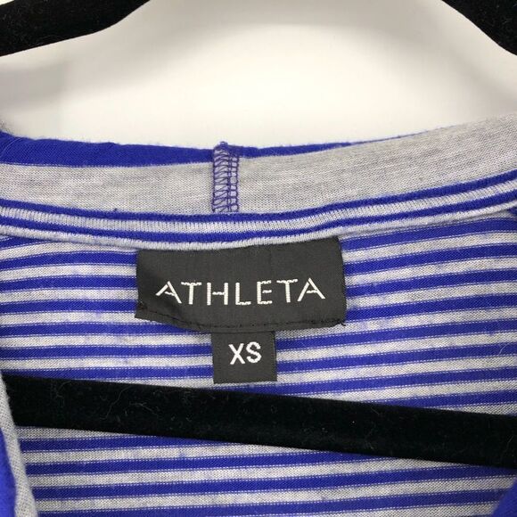 ATHLETA Striped Cowl Neck Hoodie Top - Picture 9 of 10